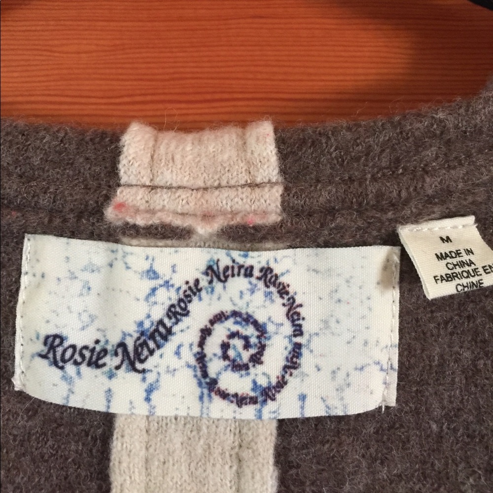 Anthropology lightweight  wool jacket