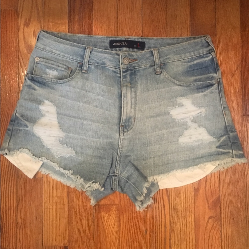 High waisted shorts
