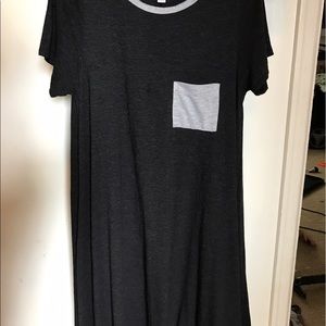 LuLaRoe Dark Grey Carly Sz Medium