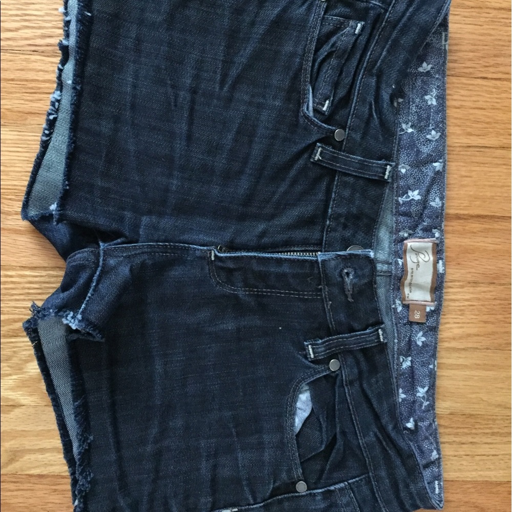 Paige Denim Cut off Shorts