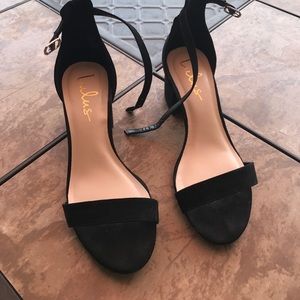 LULUS Block Sandals 2.5 inches