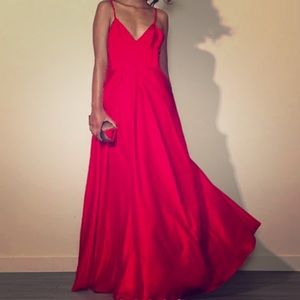 Red Fame and Partners gown