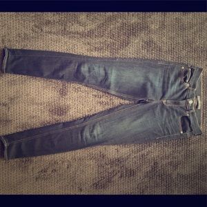Express high waisted skinny jeans like new
