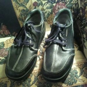 Men,'s mbt lace up shoes sz 10.5 black