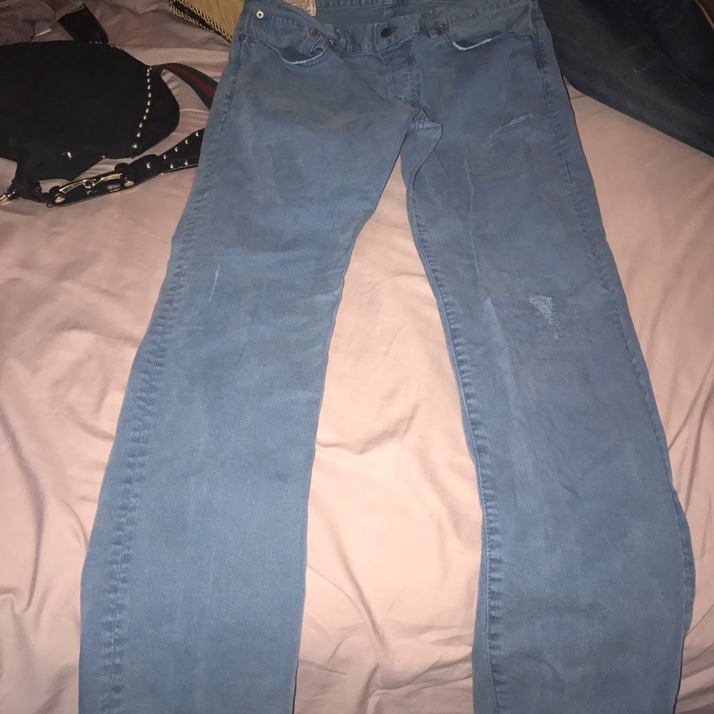 MENS Pretty blue jeans