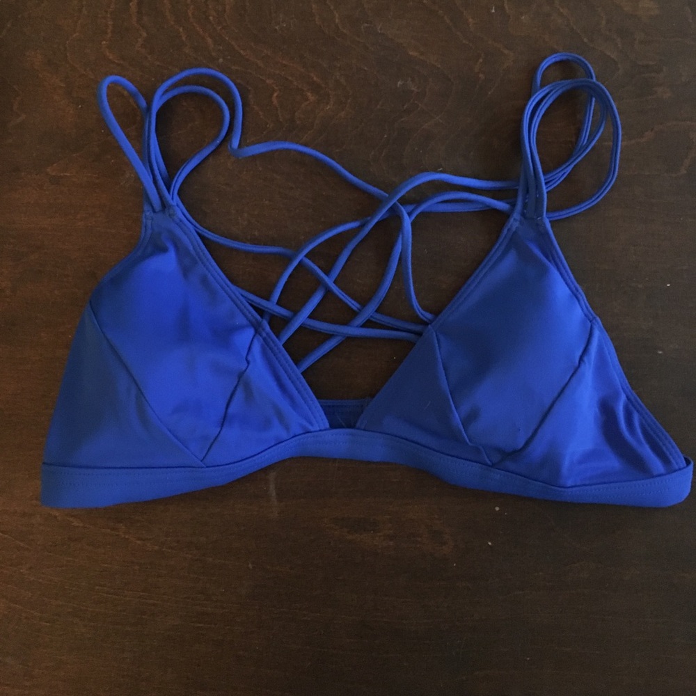 Blue Bikini top