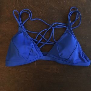 Blue Bikini top