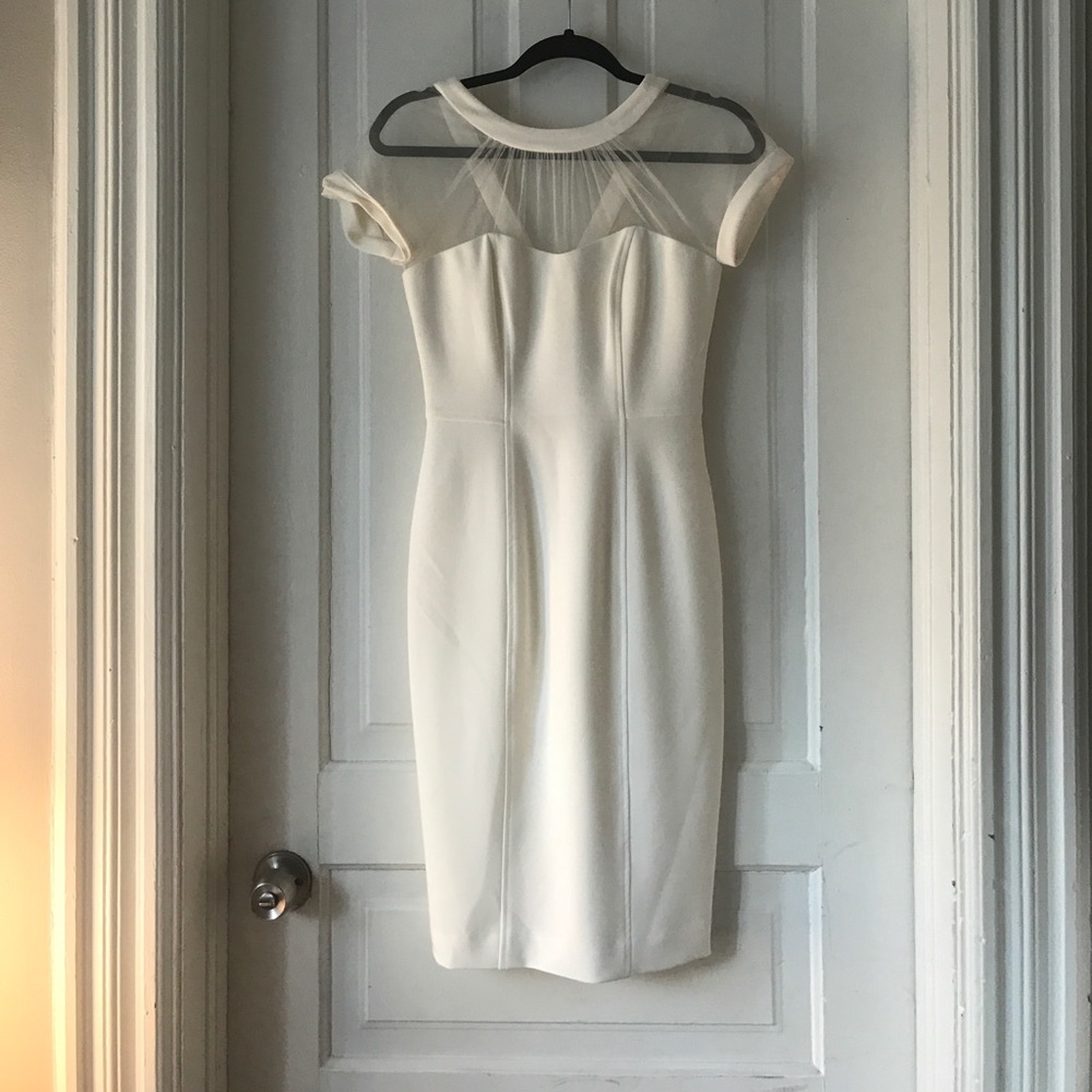 Managua London 4P White Cocktail Dress