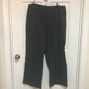 Lane Bryant Grey Cuffed Trousers