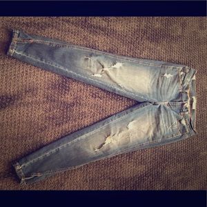 Kancan Destroyed Ankle Jeans
