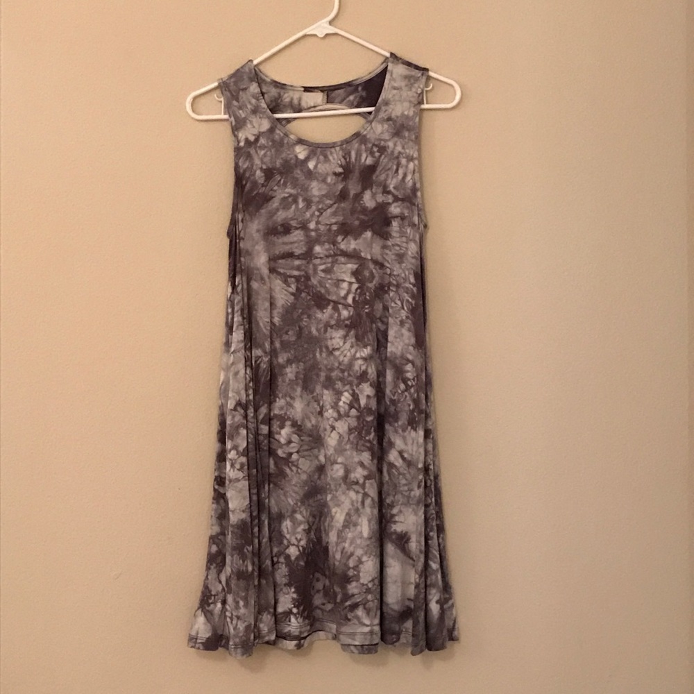 Tie dye shift dress