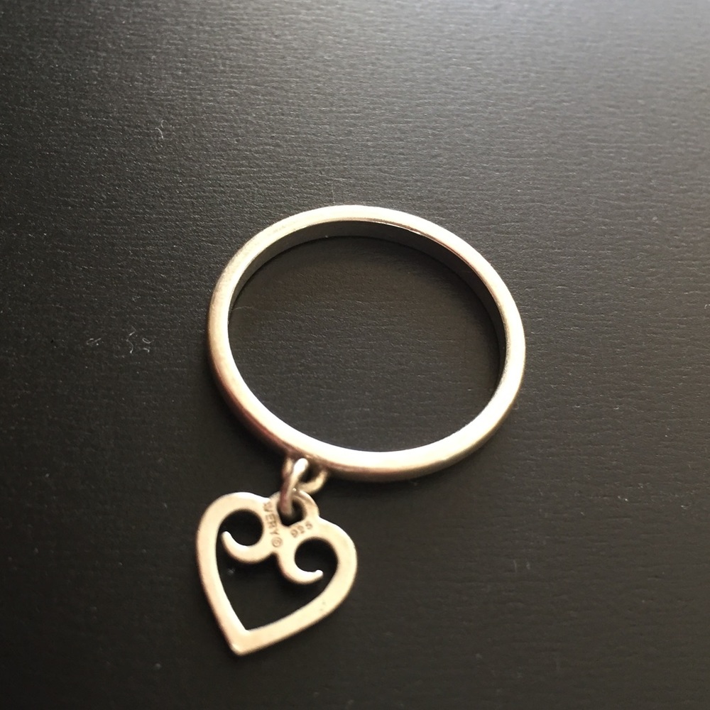 James Avery Heart Dangle Ring