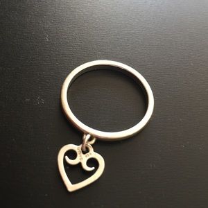 James Avery Heart Dangle Ring