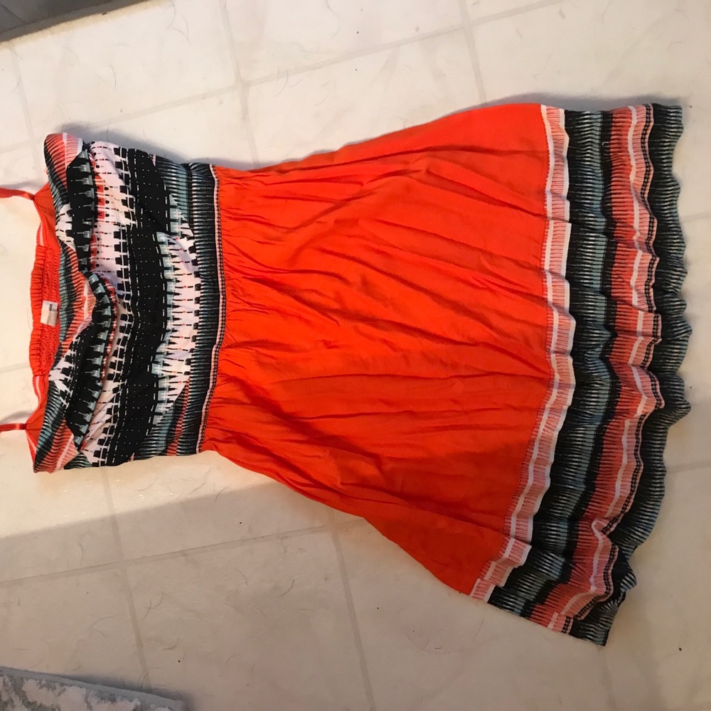 EUC URBAN OUTFITTERS STRAPLESS DRESS BOHO
