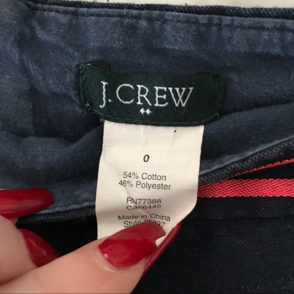 🛍 J, Crew Striped skirt size 0 - Picture 3 of 3