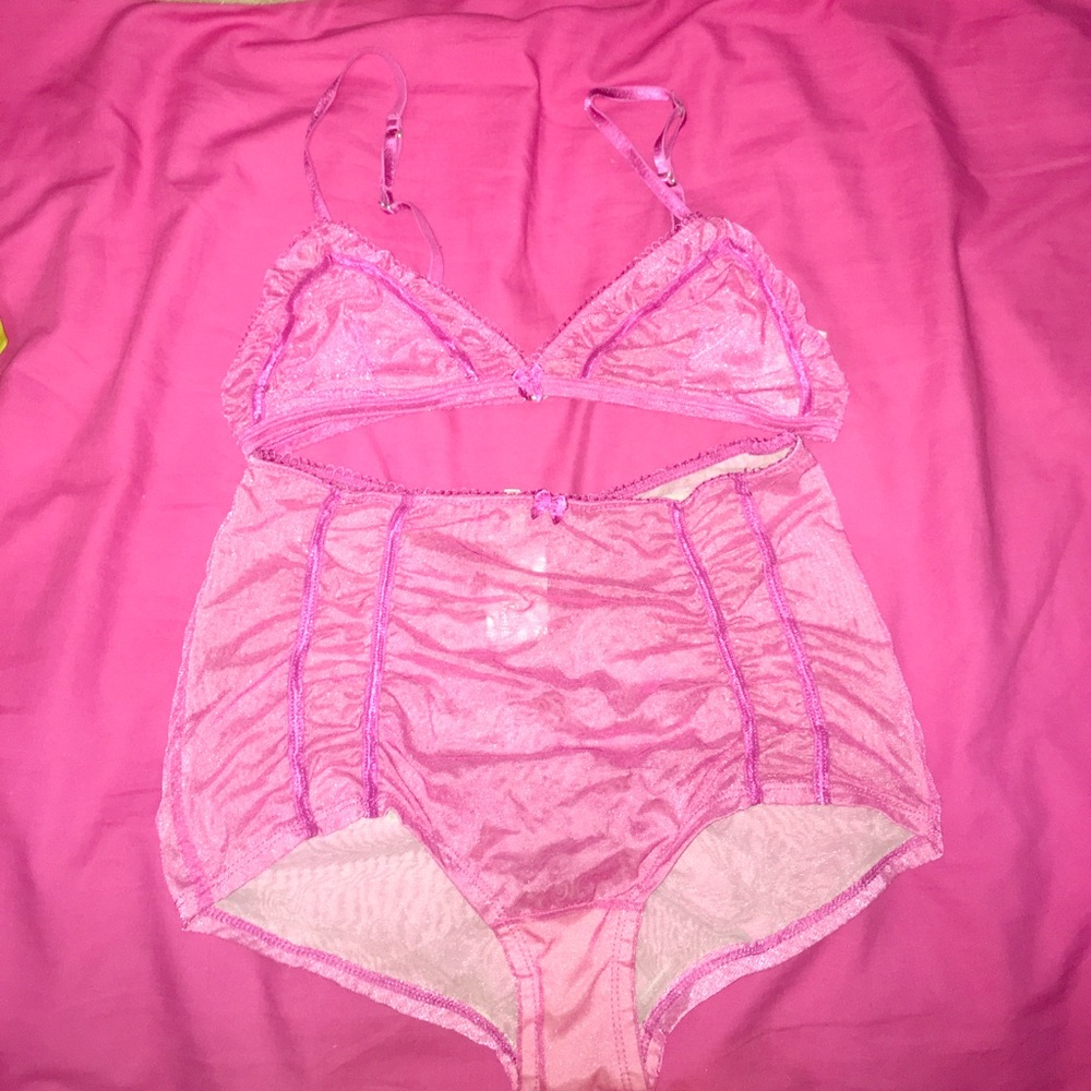 Pink Fuchsia Bra and Panty set