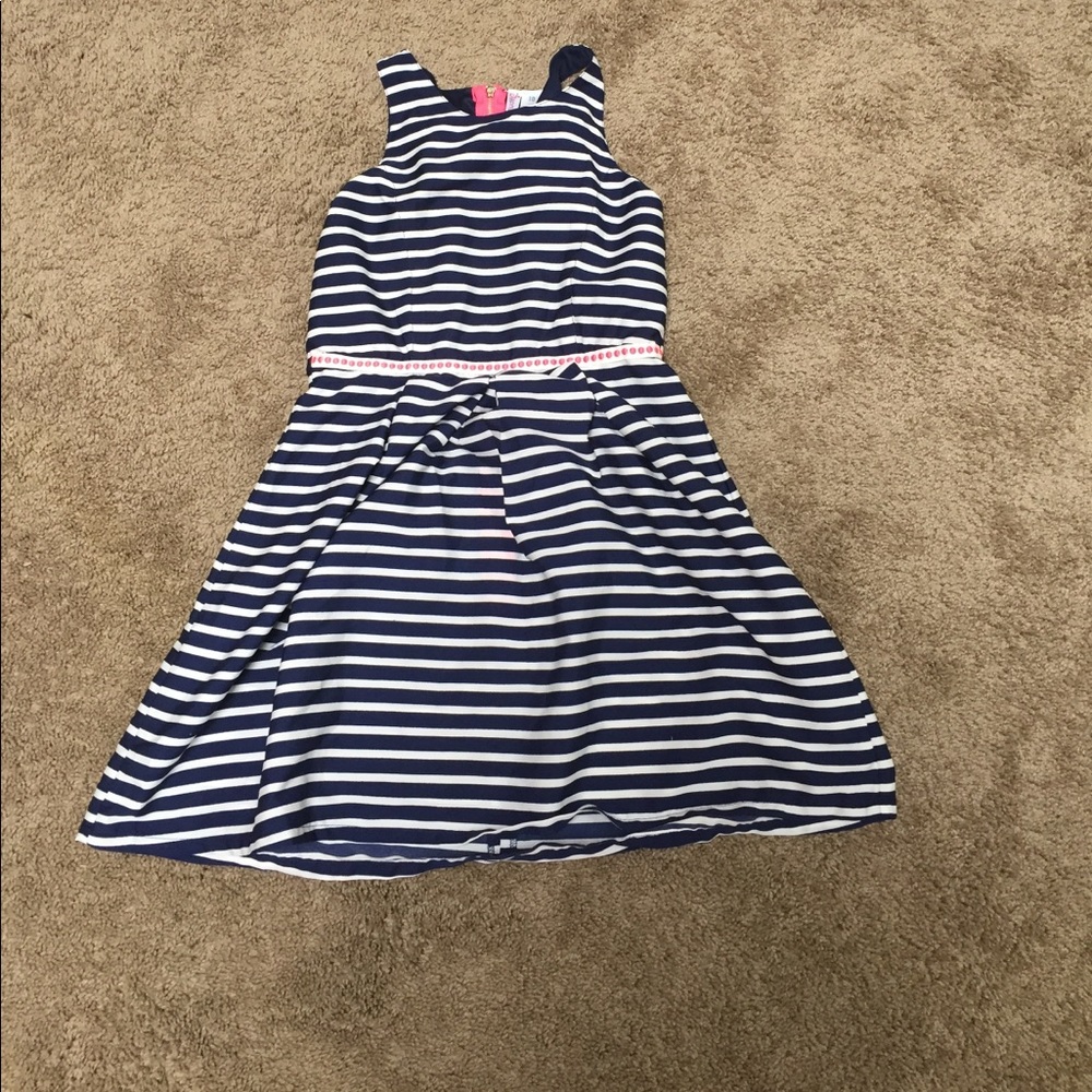 Navy And White Dress! Great Condition!