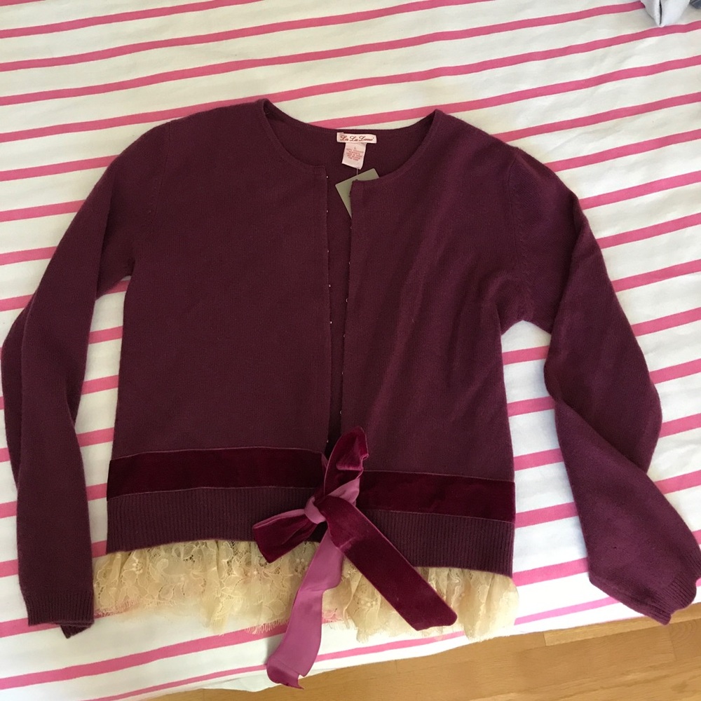 100% cashmere Anthropologie cardigan NWT.