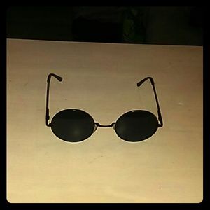 Black retro sunglasses