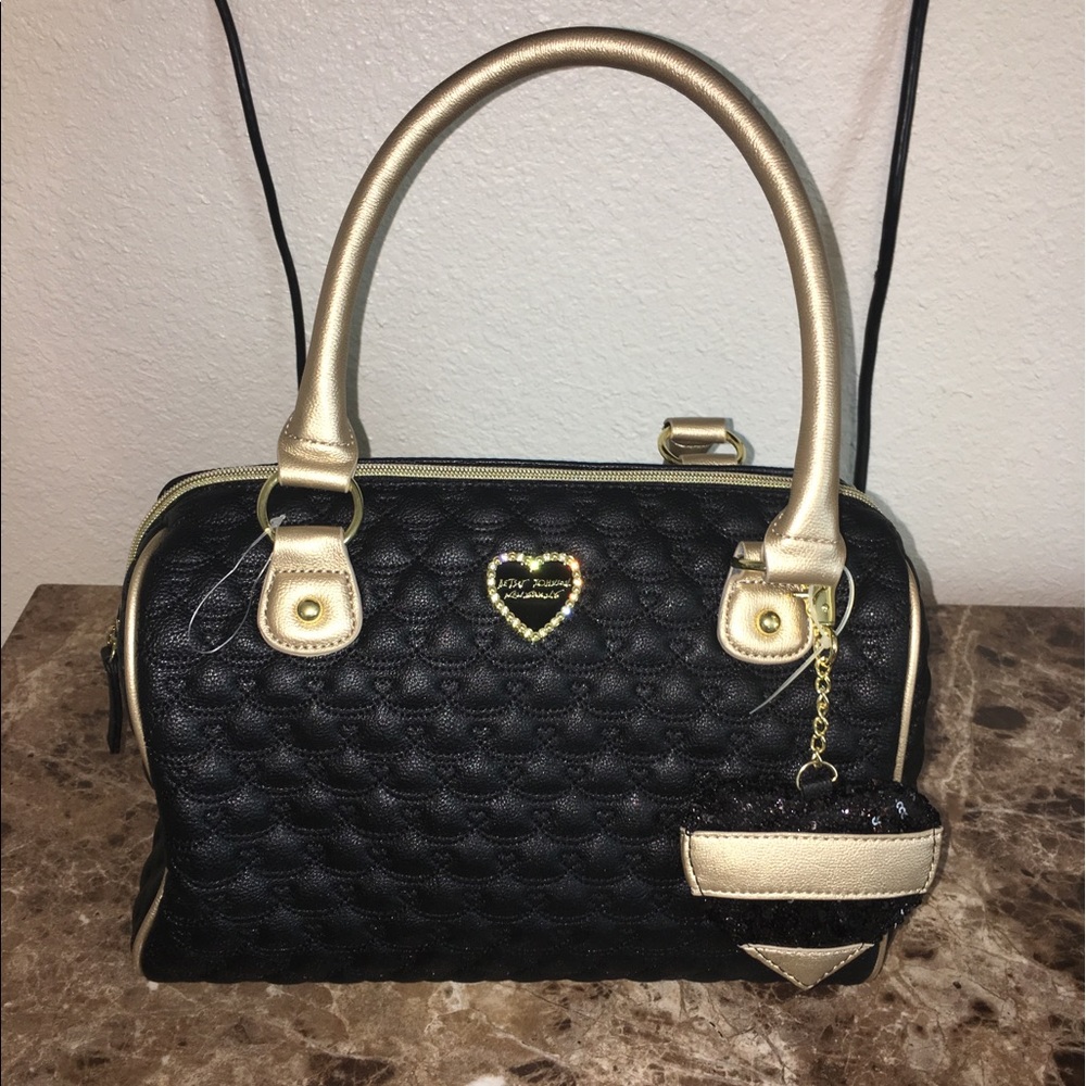 NWOT Betsey Johnson Black Purse