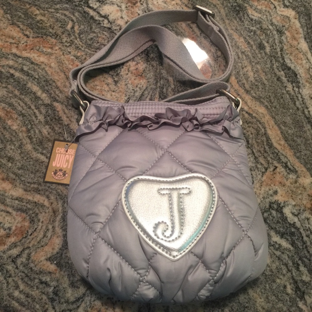 Gray quilted Juicy Couture Crossbody bag
