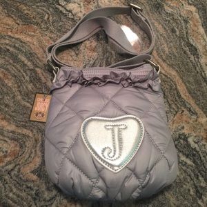 Gray quilted Juicy Couture Crossbody bag