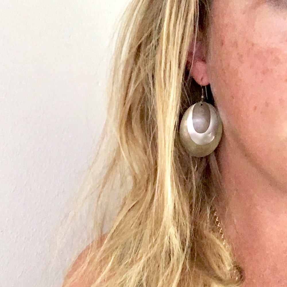 Metal Layered Earrings