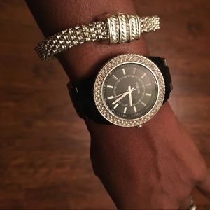 Women's Crystal Fossil Watch ⌚️ with Original Case