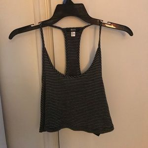 Grey and Black Striped Tank