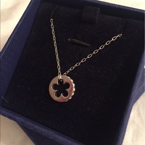 Swarovski crystal clover necklace