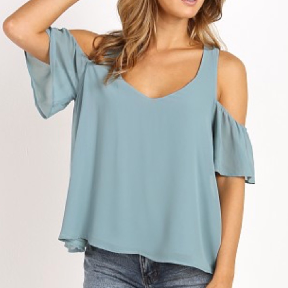 Show Me Your MuMu Hazel Ruffle Top