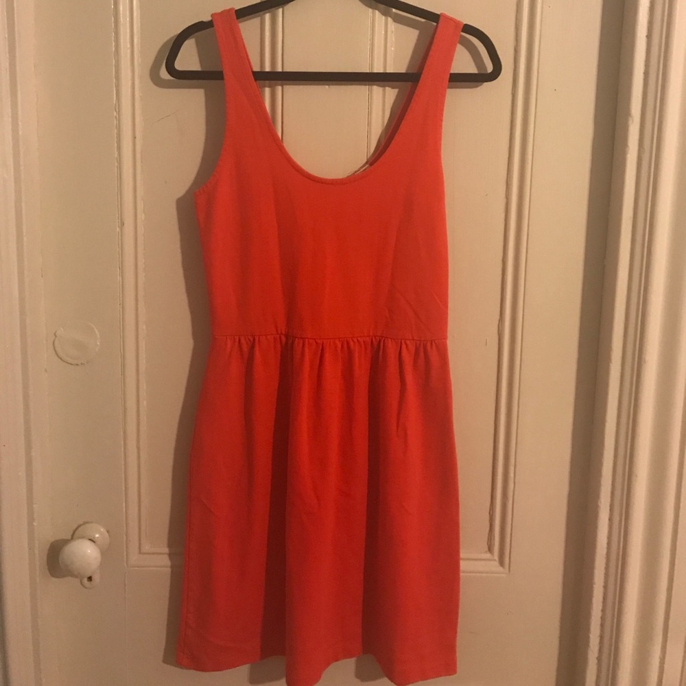 Orange J. Crew Factory dress