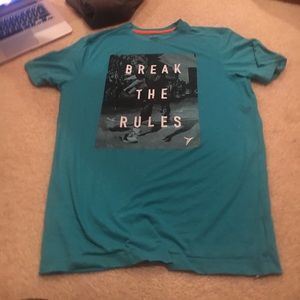 Break the rules blue tshirt