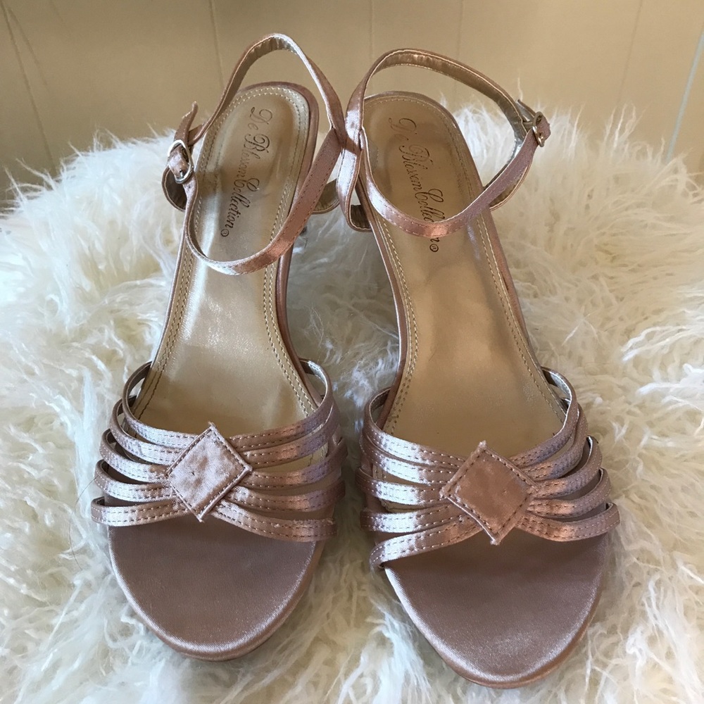 Nude Satin Heels