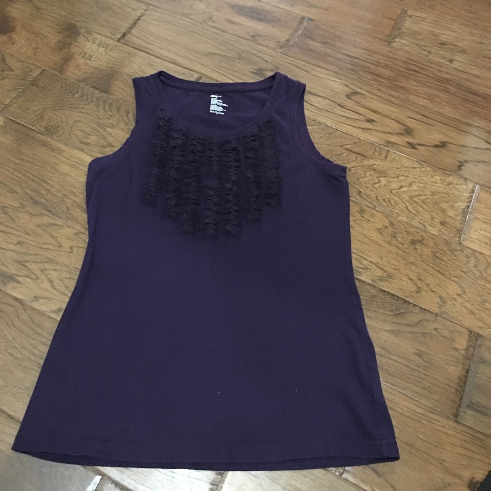 Ruffled short sleeve top
