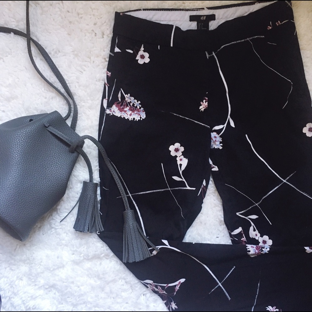 H&M floral dress pants!