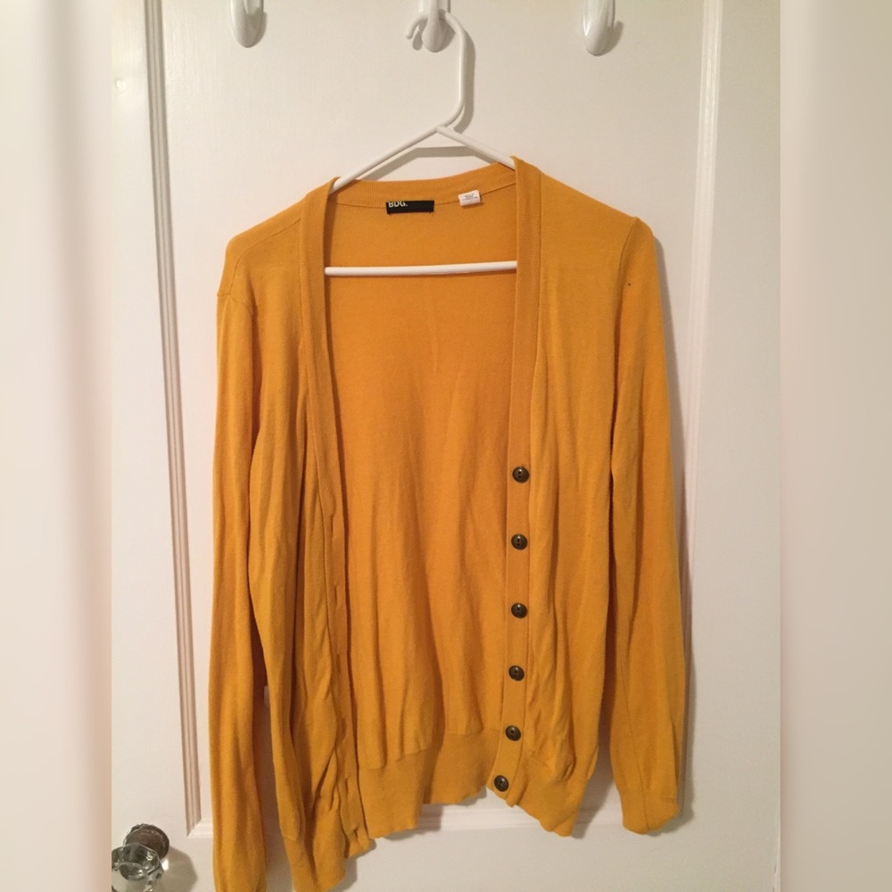 BDG Yellow Cardigan