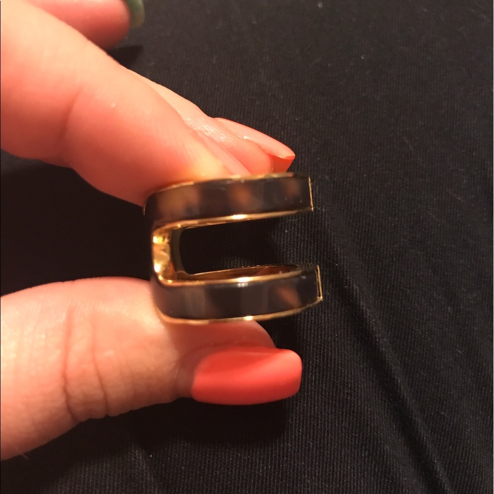 Beautiful tortoise and gold ring