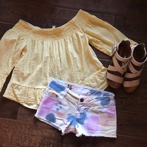 Pastel Painted Shorts