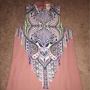 Professional, high-neck dress