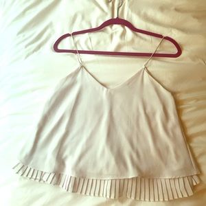 Stylish Layered White Tank