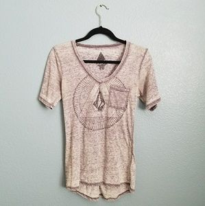 Volcom Purple V-Neck