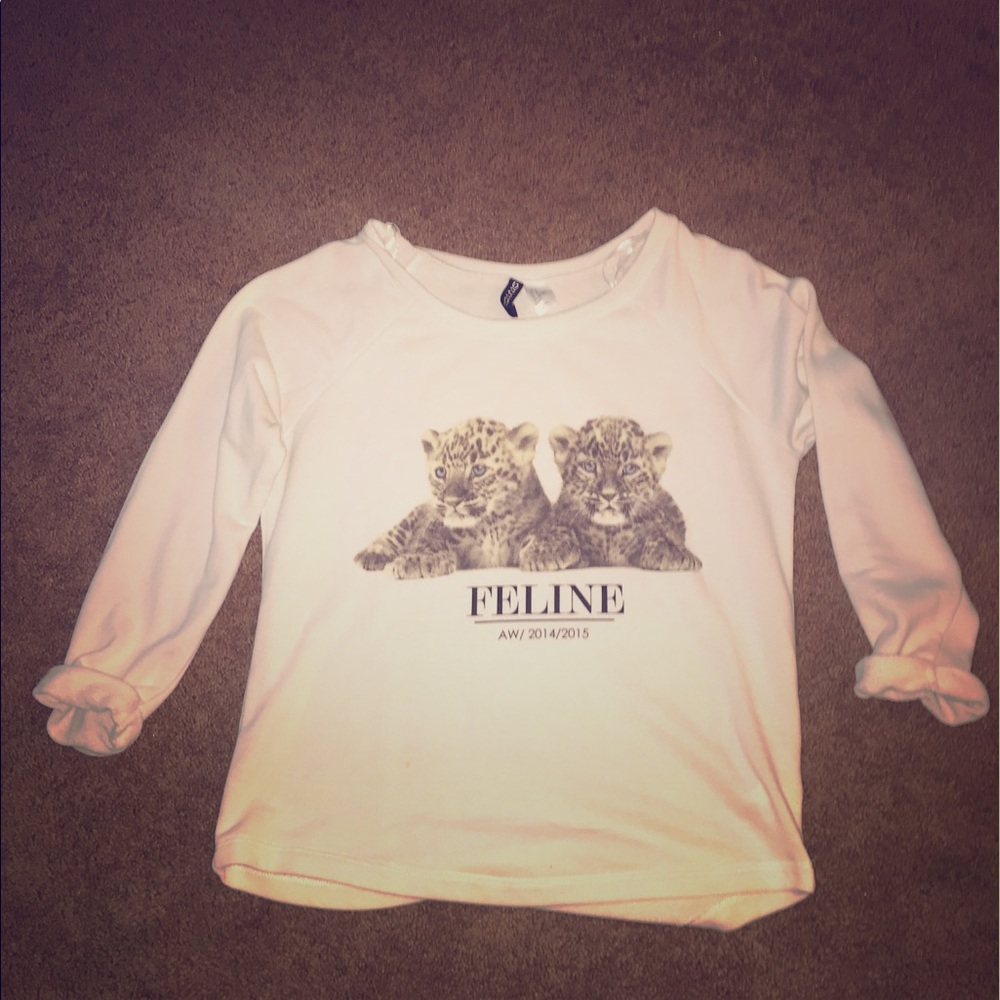 Casual sweatshirt top