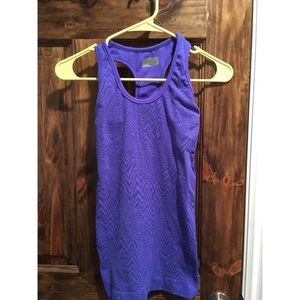 Athletes racer back tank.