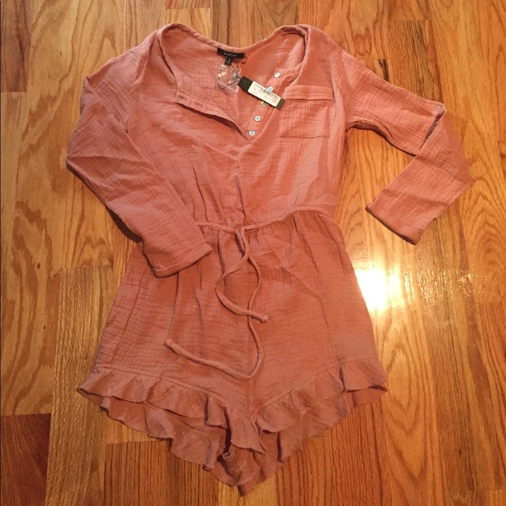 Three Quarter Sleeve Romper