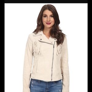 Jessica Simpson Suede Fringe jacket