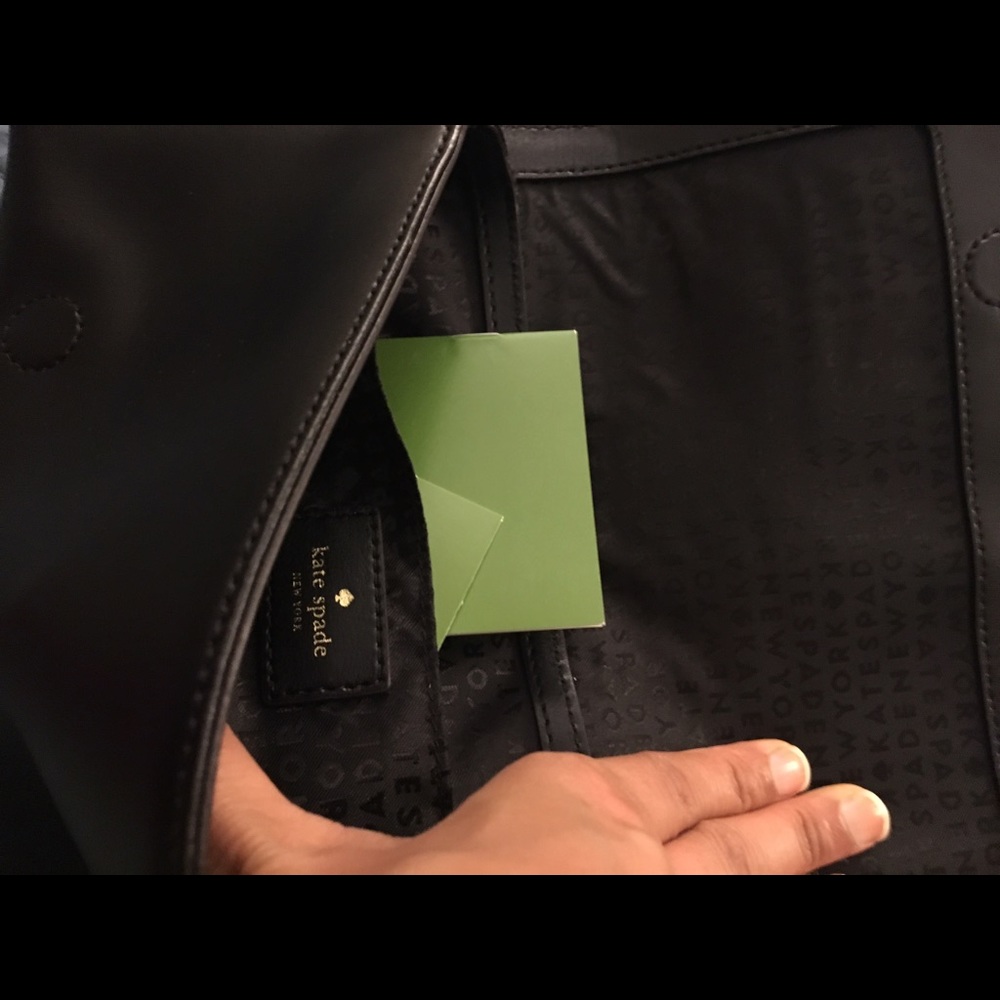 Brand new Kate spade clutch in black leather - Picture 4 of 5