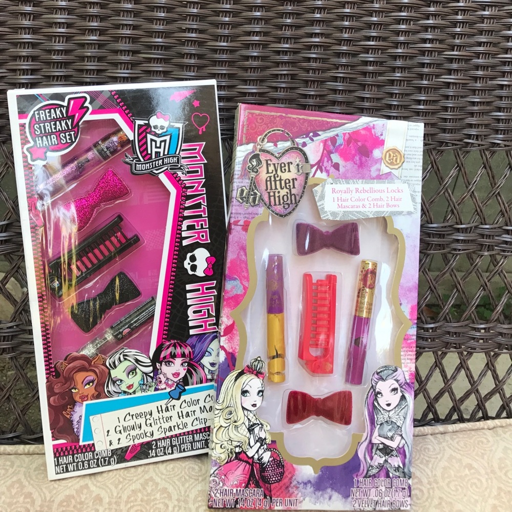 2 kids' cartoon character Hair Sets