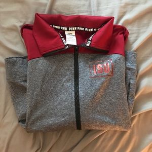 iowa state victoria's secret zip-up jacket