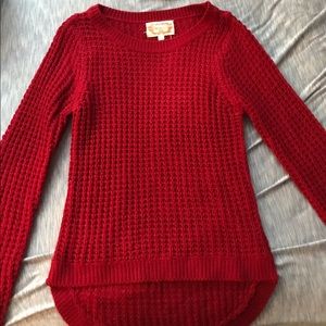 Ambiance red crewneck sweater